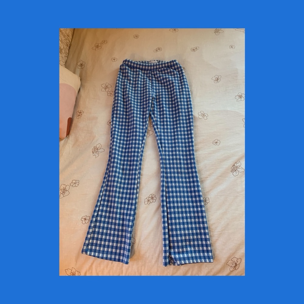 Urban Outfitters checkered flare pants!